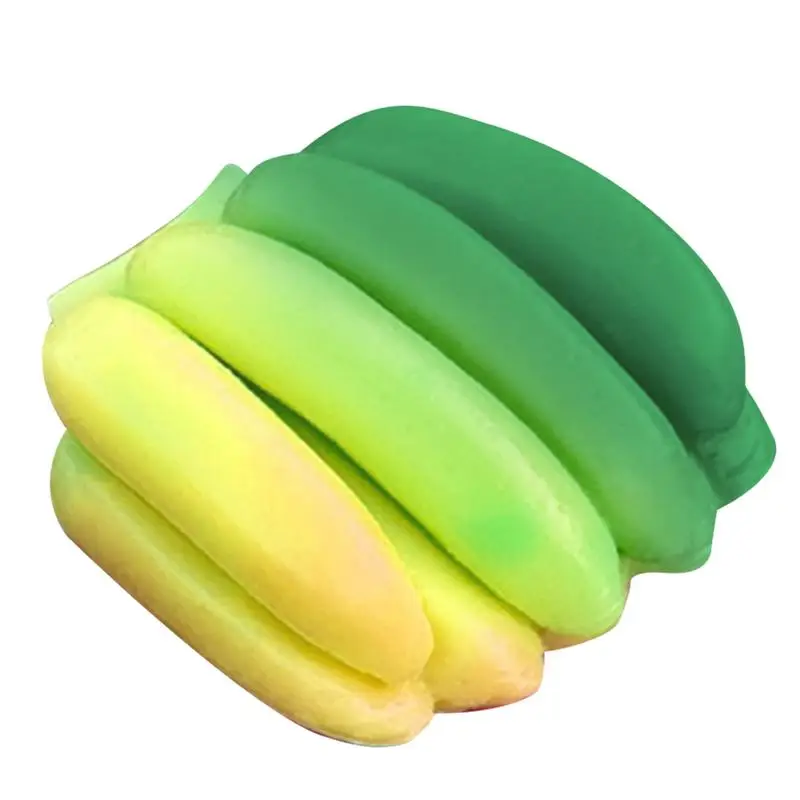 

Banana Stress Reliever Toy Color-Changing Soft Banana Squeeze Toys Elastic Novelty Stress Balls Slow Rising Funny Stress