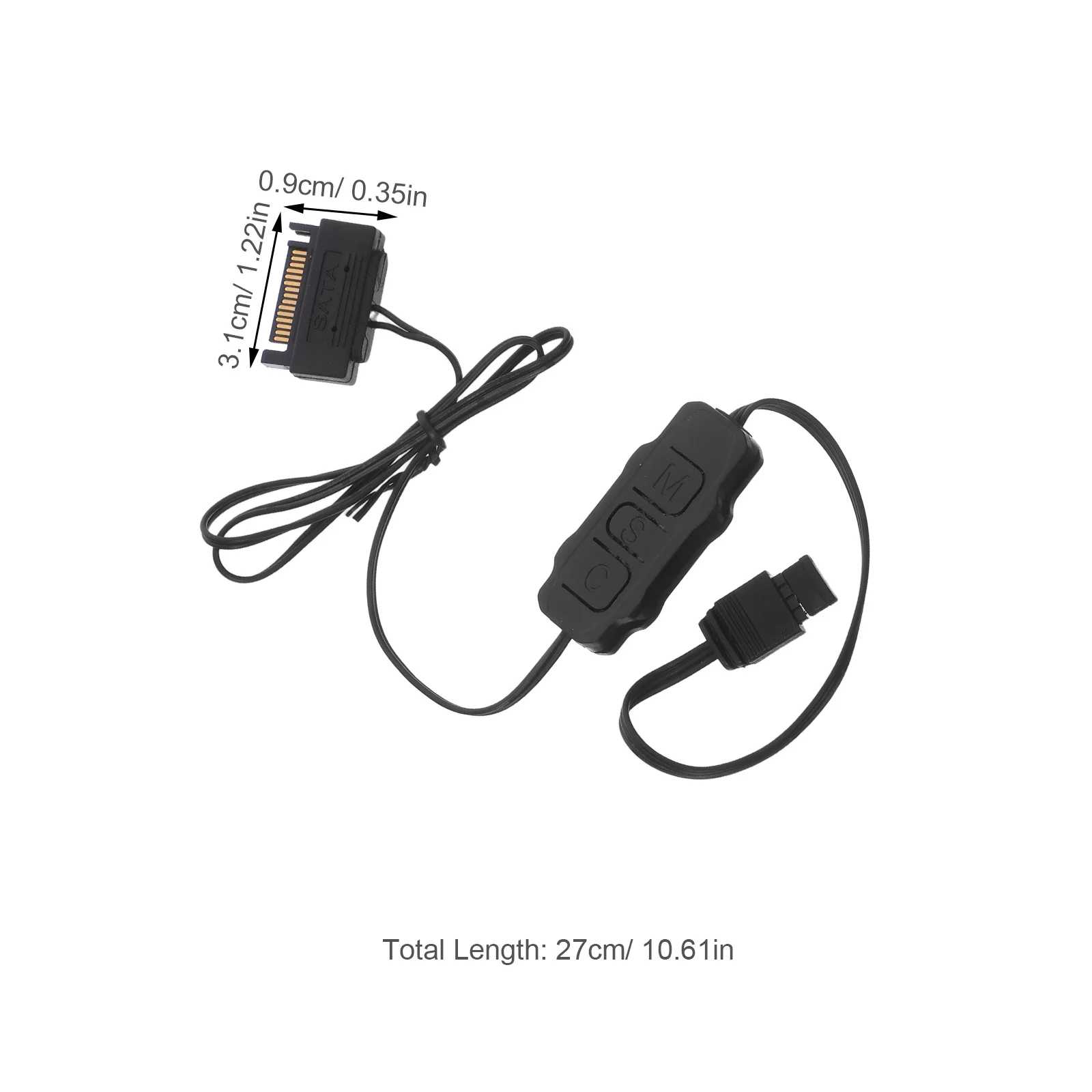 Mini-Argb-Controller, 5 V, 3-polig, RGB-Lüftergeschwindigkeit, Synchronisierung, Gaming-PC-Zubehör, Desktop-Setup, adressierbarer LED-Licht-Controller, RGB