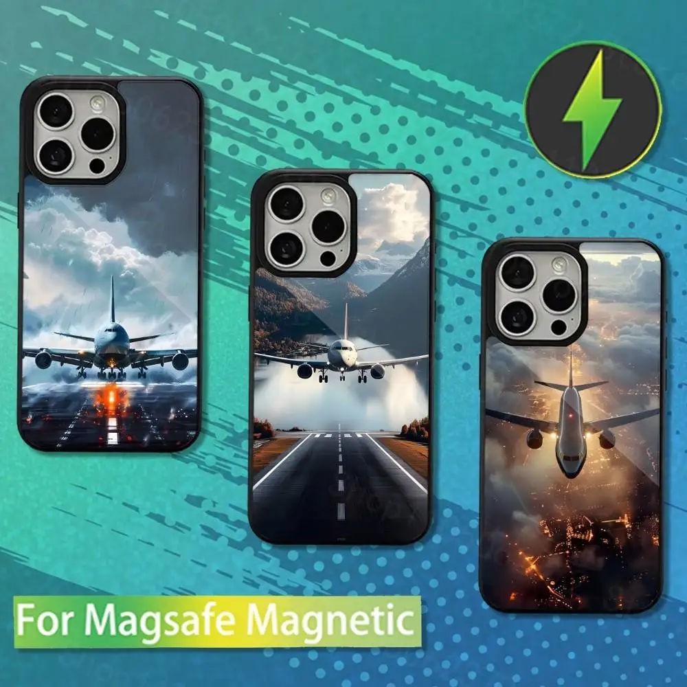 

Airplane Plane Art Cool Phone Case For iPhone 16,15,14,13,12,11,Pro,Max,Plus,Mini,Magsafe,Magnetic Wireless Charging Case