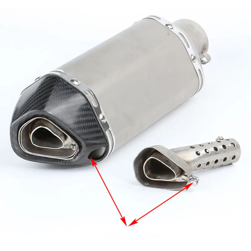 Universal Motorcycle Exhaust Muffler DB Killer For Motorcycle Ak Exhaust Muffler Silencer Noise Sound Eliminator