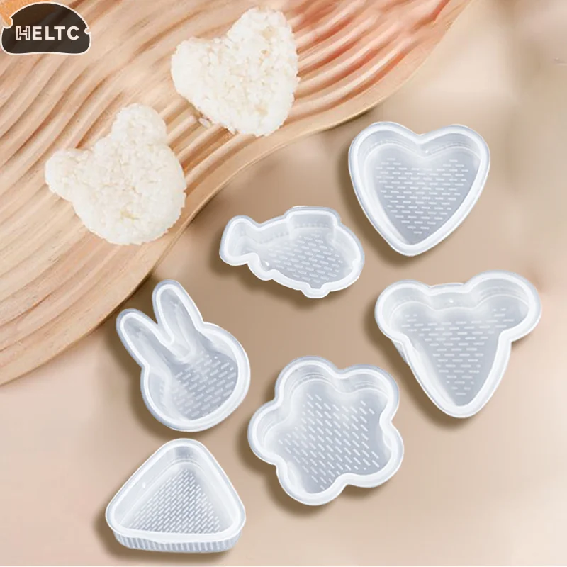 Cartoon Shape Rice Ball Set Sushi Roll Sushi Mold Rice Ball Rice Ball Bento Press Mold Japanese DIY Tools Kitchen Accessories
