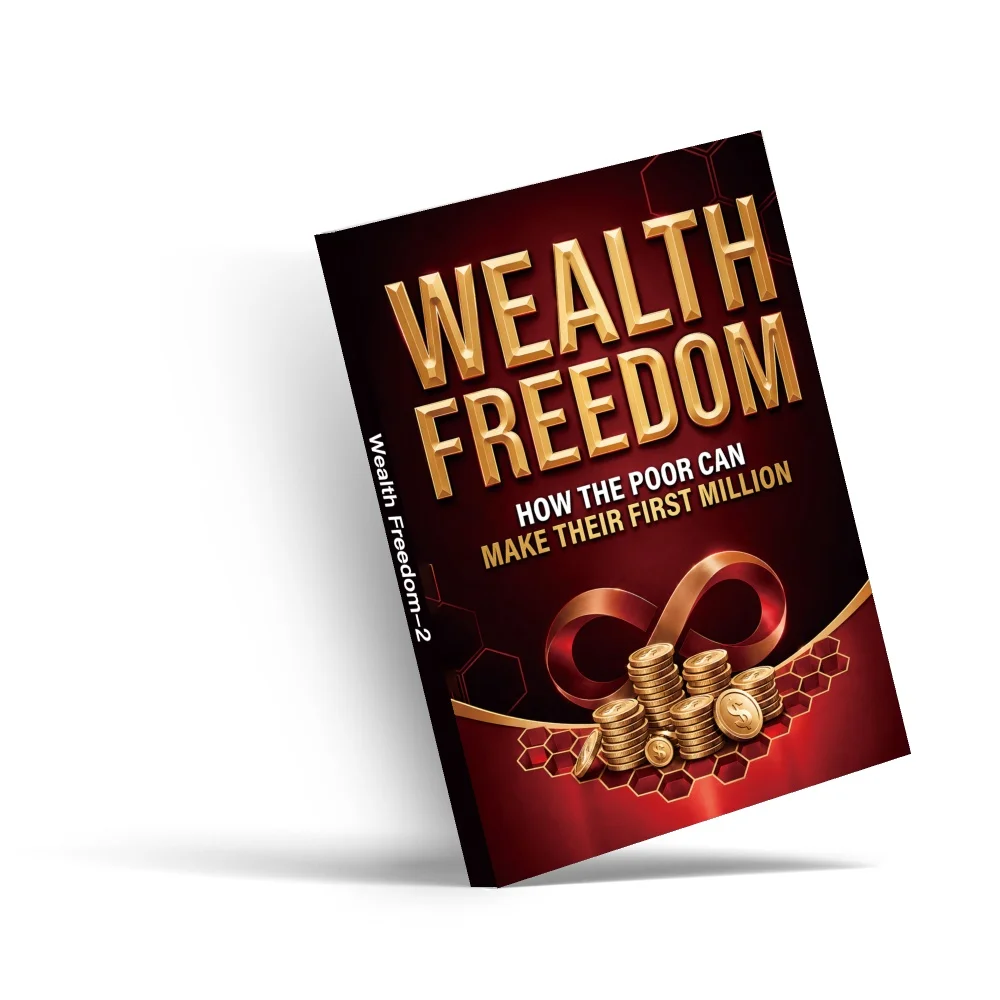 Wealth Freedom Money Mindset and Financial Growth Book, Guide to Building Wealth from Scratch, First Million Strategy