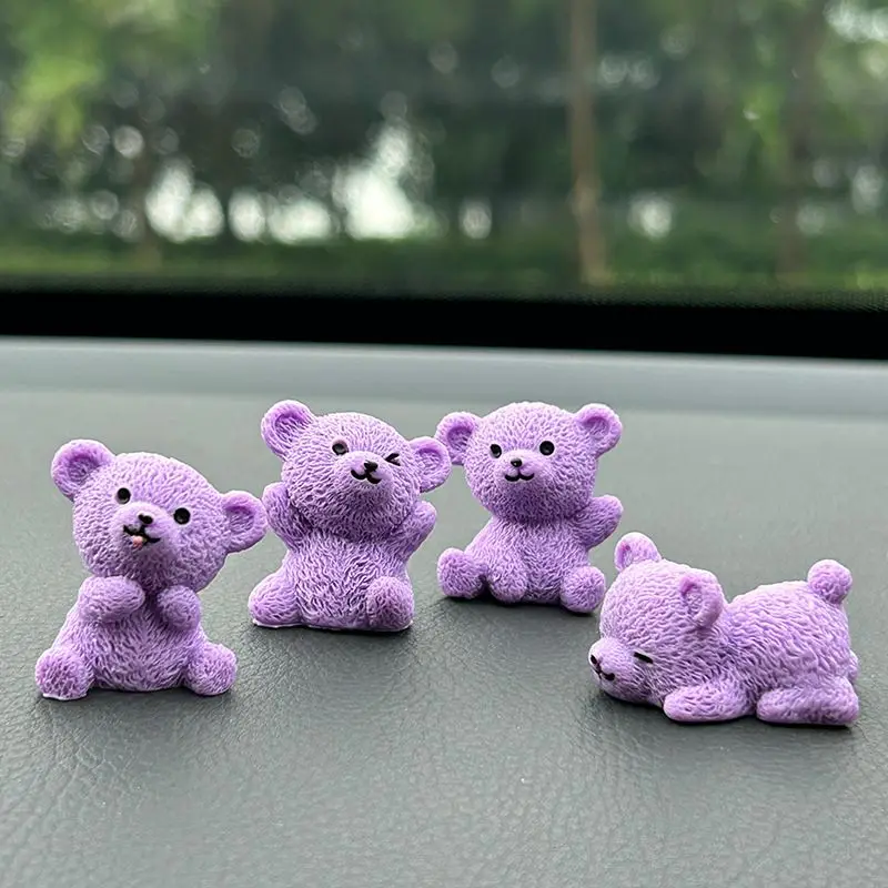 

Car center console ornament cute cartoon cure car bear girl decoration decompression