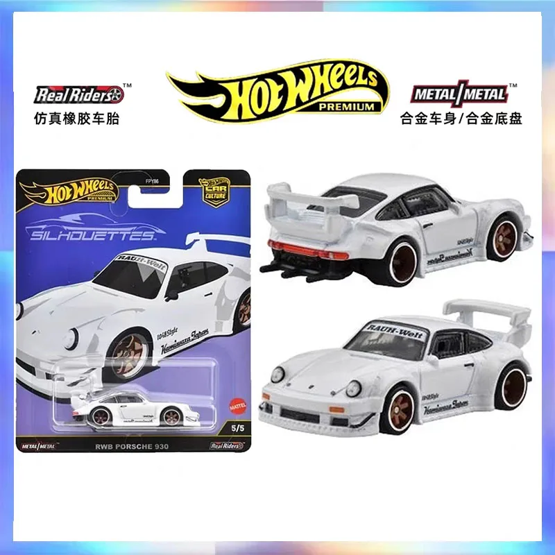 

1/64 Hot Wheels Silhouette Car Model Model Premium Culture Series RWB Porshe 930 Collectible Model Room Ornament Boy Toy Gift