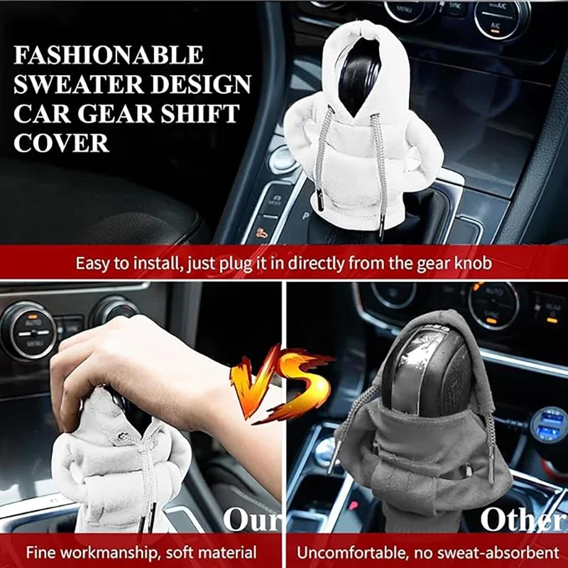 Car Dust-proof and Heat-insulating Gear Lever Covers, Interior Decoration Products for Cars, Versatile Styles、Multiple Colors