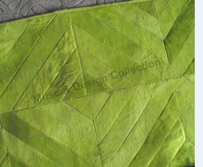 Kyle Style  100% Natural Patchwork Cowhide Carpet DIY Showroom Bar Room Wall Flooring Customized  Sofa Rug