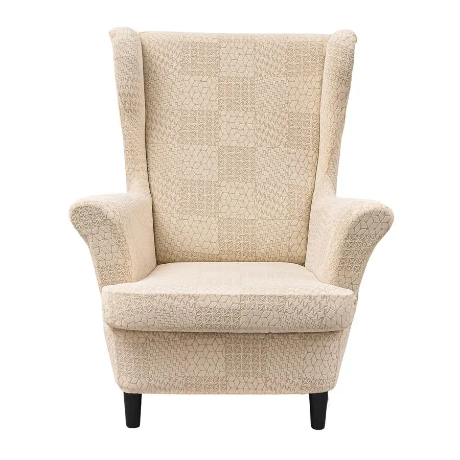 

Чехлы на стулья Wingback, чехлы из 2 предметов для стульев Wingback, жаккардовые чехлы на стулья Wingback, моющаяся защита для мебели с