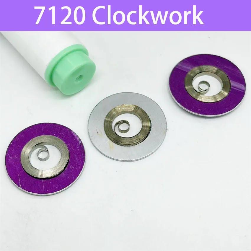 3PCS Mainspring for Domestic 7120 Mechanical Watch Movement Repair Essential Accessory for Watchmakers