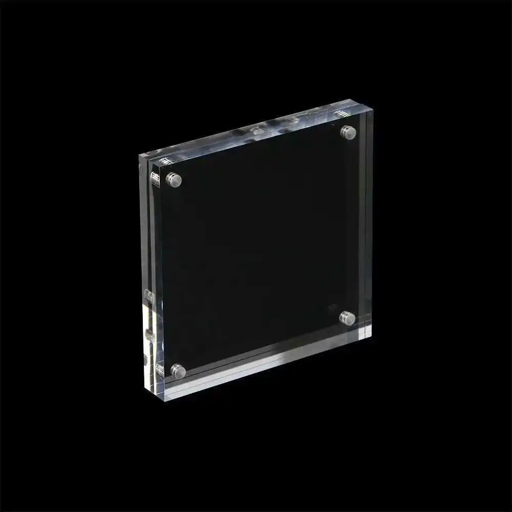 

1 шт. прозрачная квадратная фоторамка, пустая акриловая рамка, 120x120 мм, 135x135 мм, 150x150 мм, акриловый держатель для фотографий