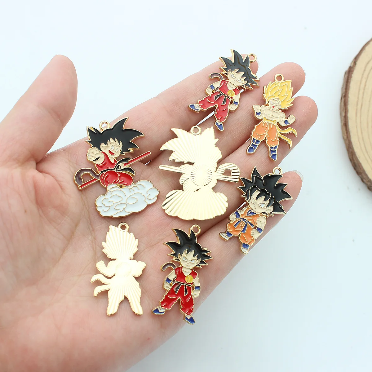 

40pcs Cartoon Dragon Ball pendant Decorations Alloy Pendant Anime Series DIY Creative Fashion Jewelry Accessories Gift