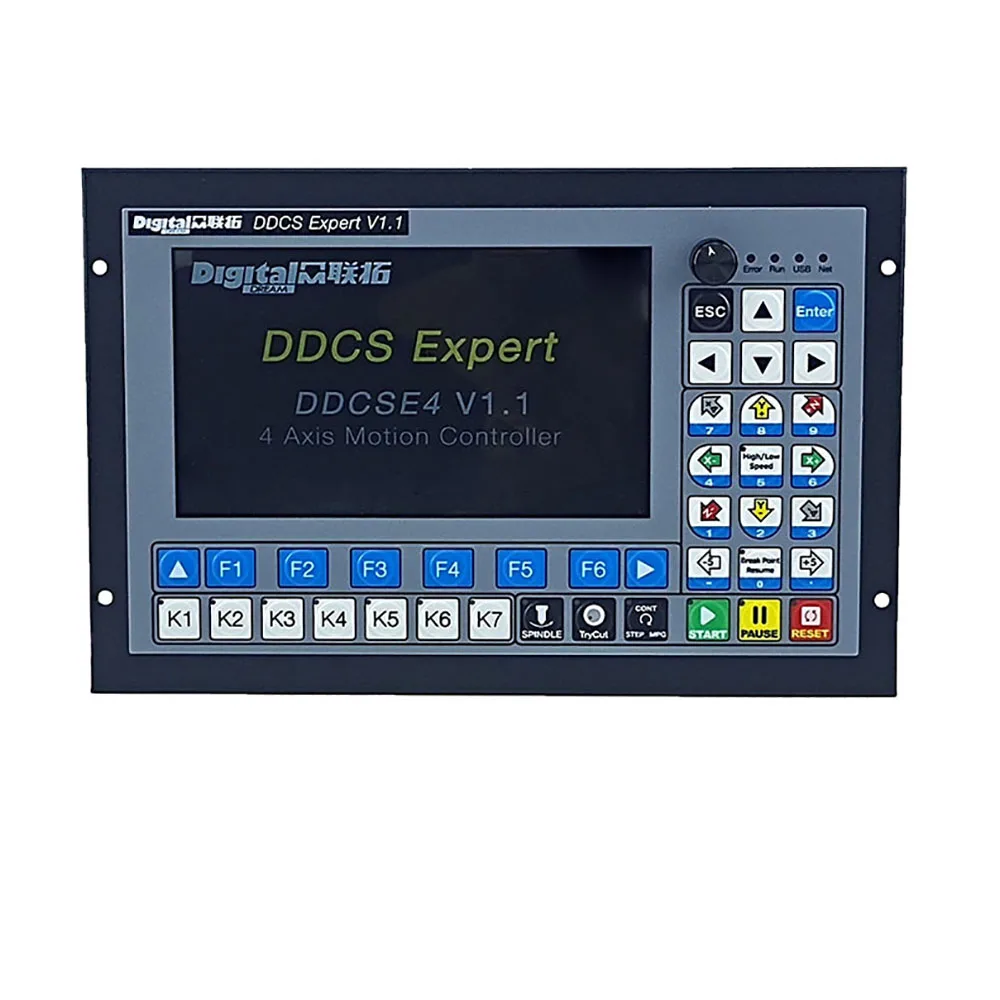 Free Shippingl DDCS Expert Standalone Motion Controller Offline Controller Support 3 / 4 / 5 axis USB CNC Controller Interface