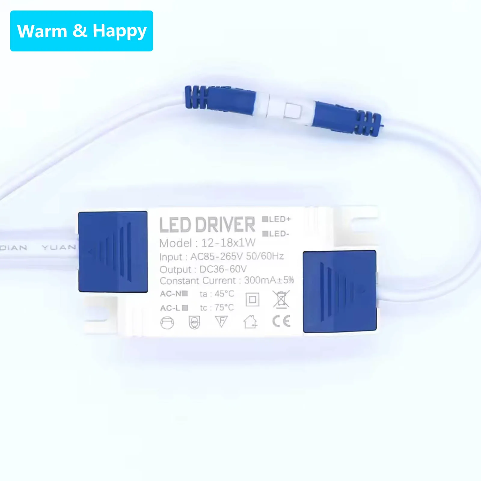 1-3W 4-7W 8-12W 12-18W 18-25W 25-36W LED Constant Current Drive Power Supply for LED Panel Lights Tube Lights  Transformers