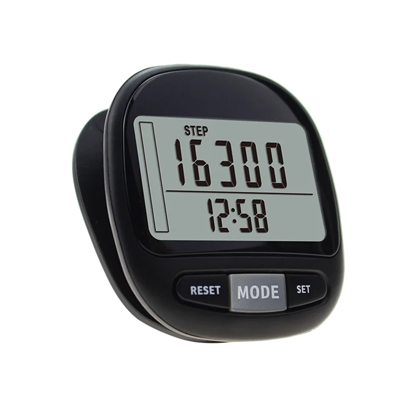 

AA75-Step Counter For Walking With Clip And Strap,7 Days Memory. Accurate Step Counter For Men Women & Kids