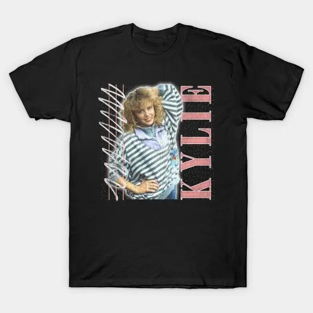 Kylie Minogue 80s Retro T Shirt For Fans Musci All Size S 3XL