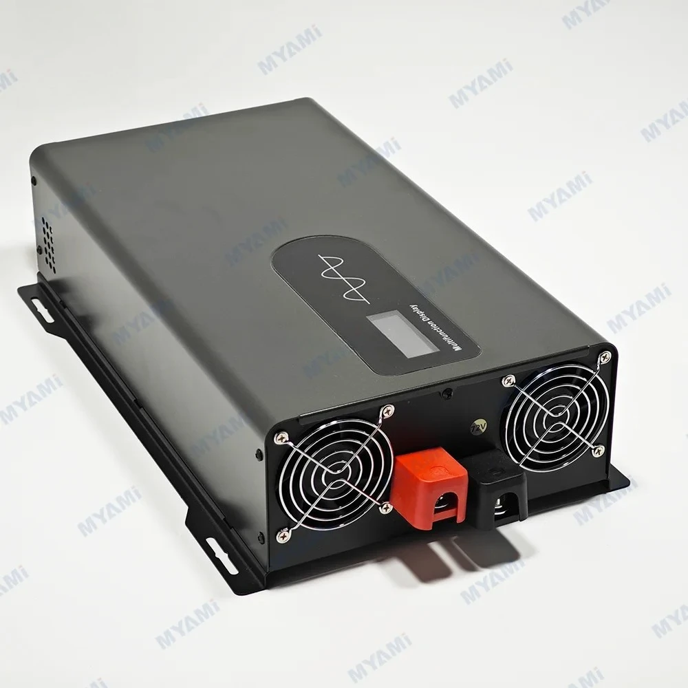 MYAMI 5000W/10000W Pure Sine Wave Power Inverters Converters 24V-96V DC to 110V-220V AC Home Solar System & Car Power Inverter