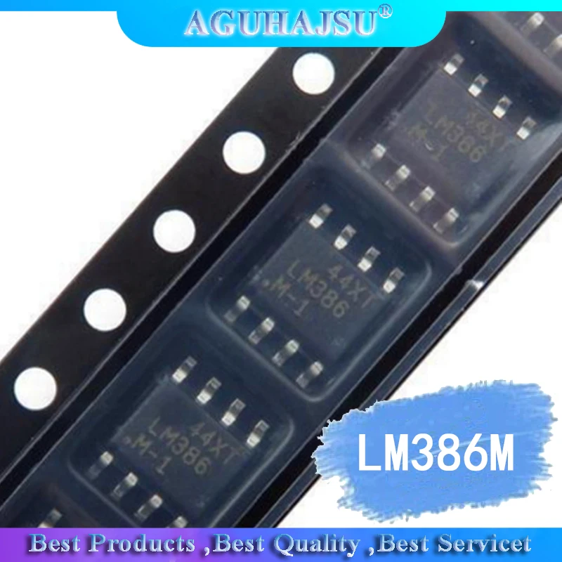 10PCS LM386M-1 SOP8 LM386M SOP LM386 SOP-8 MD Low Voltage Audio Power Amplifier new and original