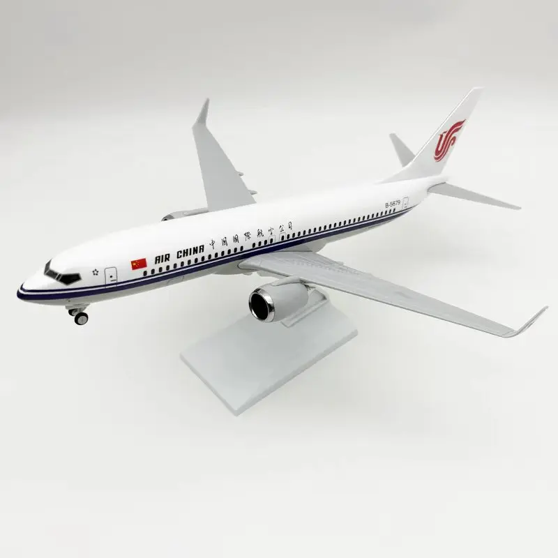 AIR China Airways B737 Airplanes 1/240 Scale Resin Replica Aircraft 30cm Model With Stand Plane Home Collection Ornament