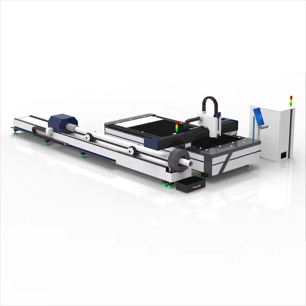 Fiber Metal Plasma Cutting Table CNC Tube Cutting Sheet Metal Full Enclosed Pipe Cutter Machines