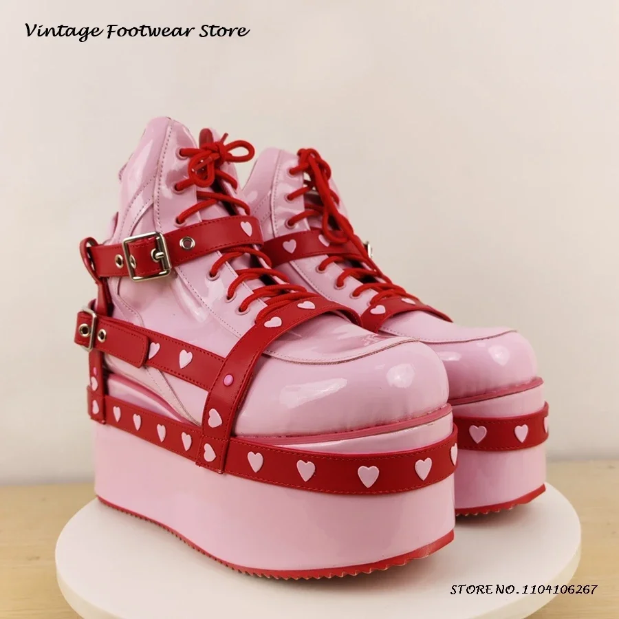 Heart Print Belt Bu… - image