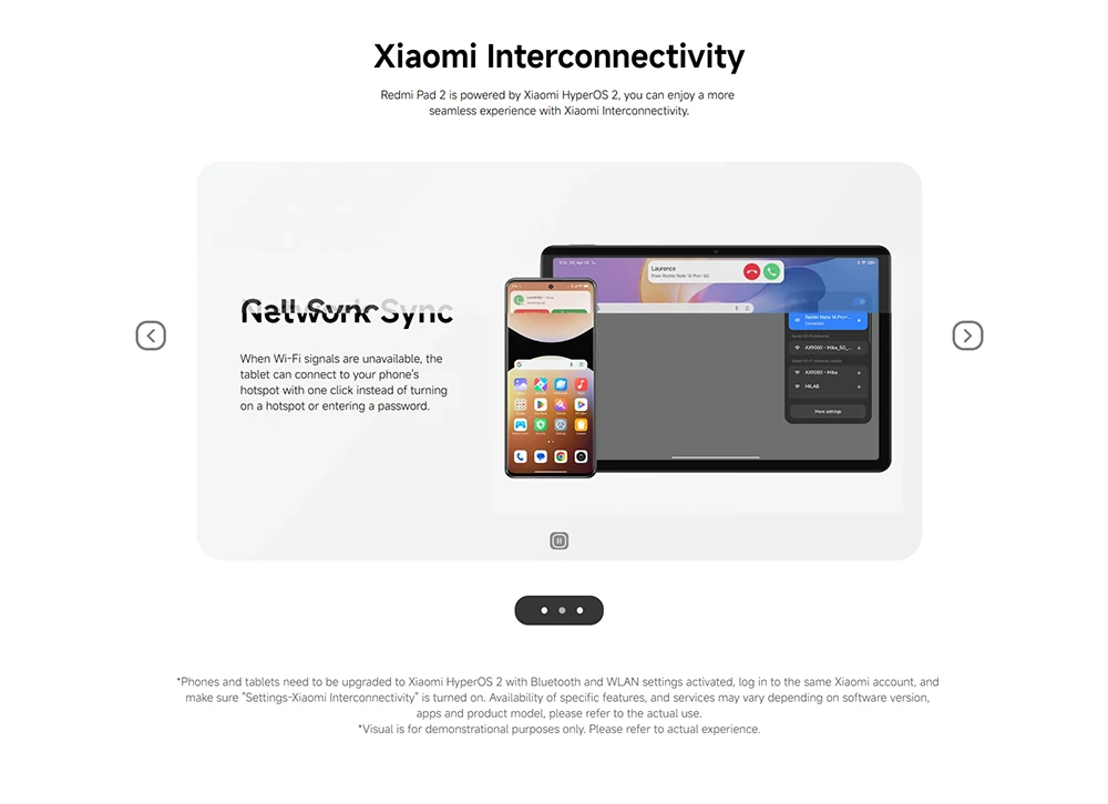 Xiaomi Redmi Pad 2 Global Version Wifi 11" 2.5K Crystal-clear Display MediaTek Helio G100-Ultra Mi Tablet  90Hz Display 9000mAh
