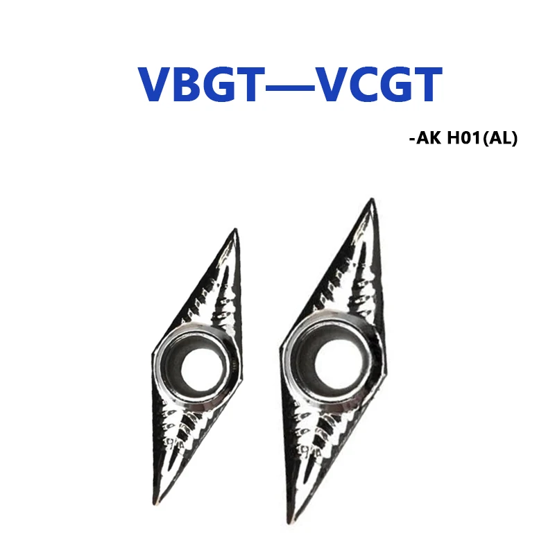 Original Inserts VBGT 110304 VCGT 160404 Machine VBGT110304-AK VCGT160404-AK VBGT110304 VCGT110302 H01 CNC Lathe Turning Tool