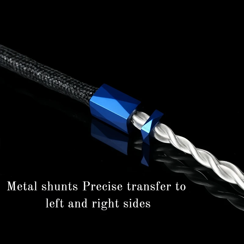 Culemi-QA Ultra Premium High-Resolution HiFi-Kabel 0,78 2pin/MMCX/IE900/Dual auf 4,4mm/4pin XLR für HIFIMAN Explorer DaVinci – Detail 4