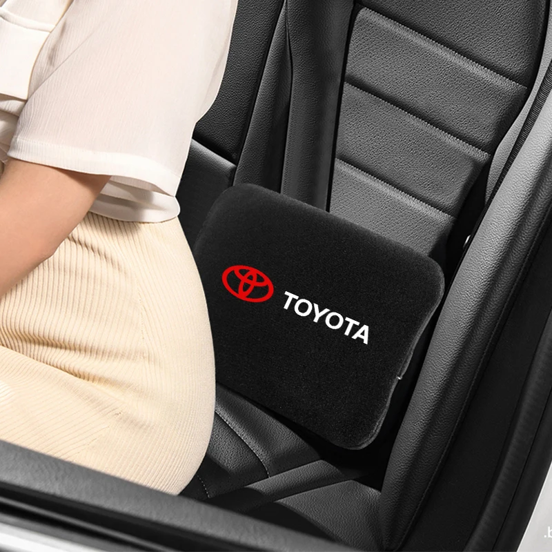 Adesivi per interni auto, cuscino lombare in memory foam per sedile auto, poggiatesta interno per Toyota Rav4 Prius Avensis Auris Corolla