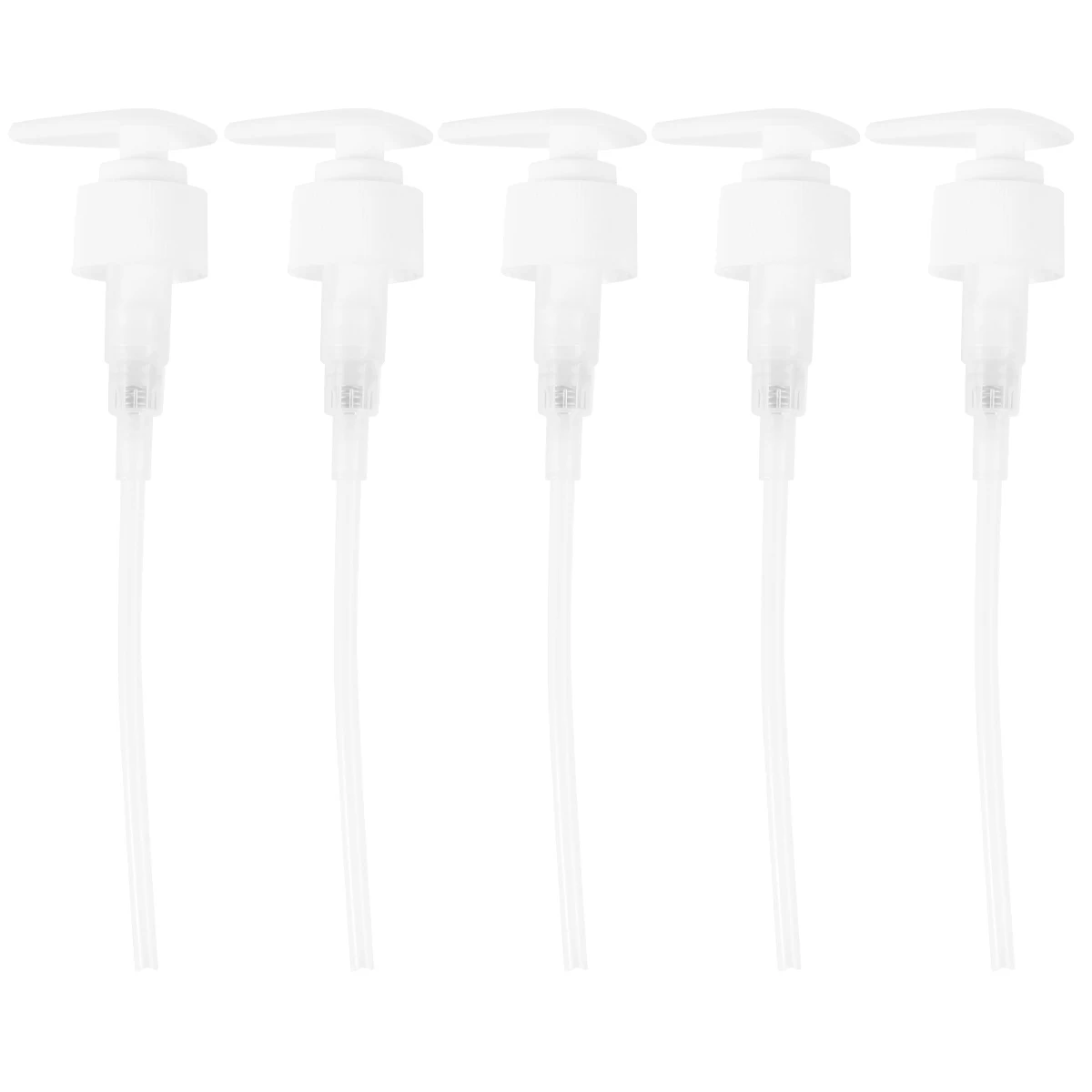 

5 Pcs Soap Lotion Dispenser Pump Replacement Plastic Bottle Pump Dispenser Head for Lotion Oil Shampoo Hand Soap Bottles Random