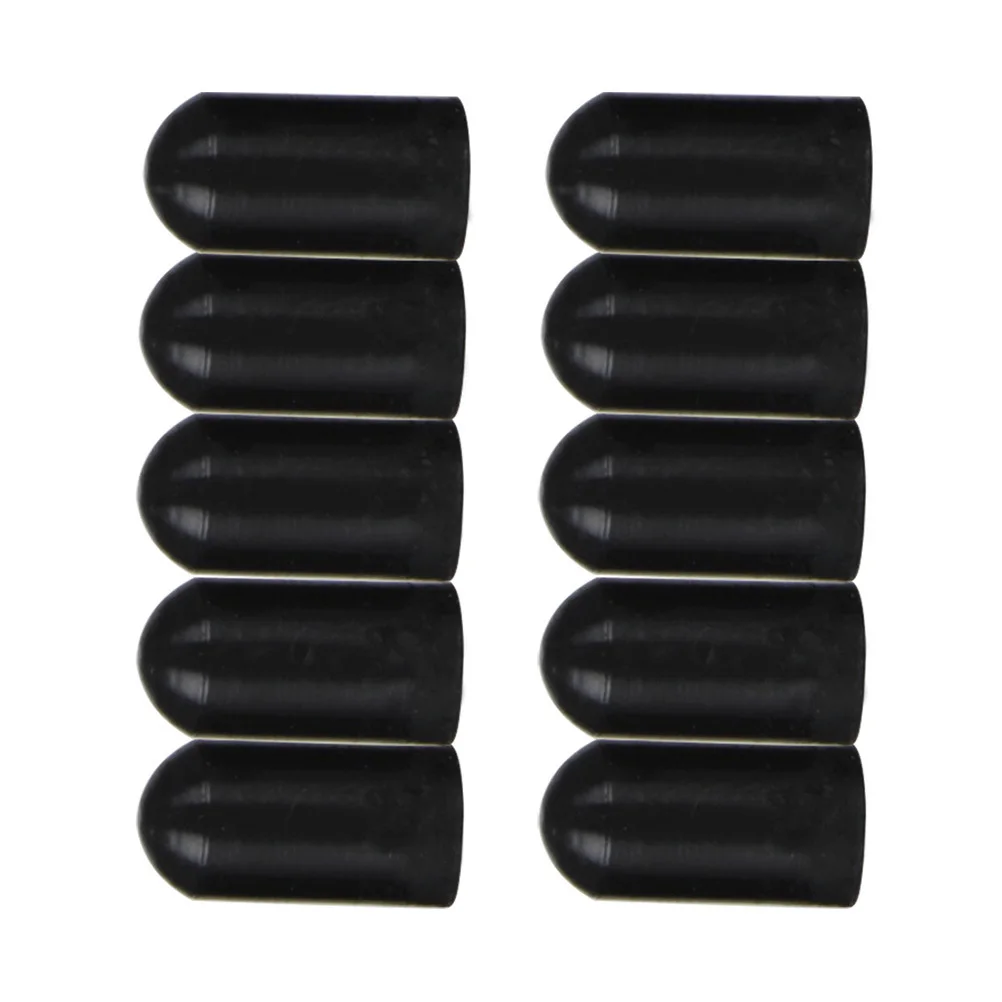 10Pcs Pelindung Ujung Drumstick Silikon, Penutup Peredam Suara Fleksibel dan Tahan Lama untuk Latihan Drum, Ujung Peredam Suara Drumstick