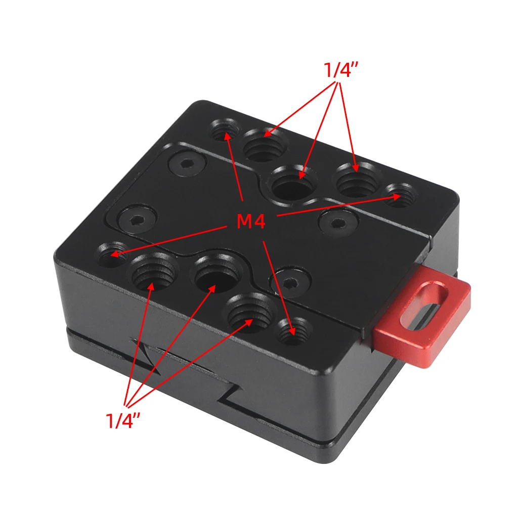 Schnellwechselplattenklemme V-Port Sofortbildkamera-Montage für DJI Ronin RS2 RS3 Gimbal Stabilisator Videostativ Schnellschalter-Kit – Detail 32
