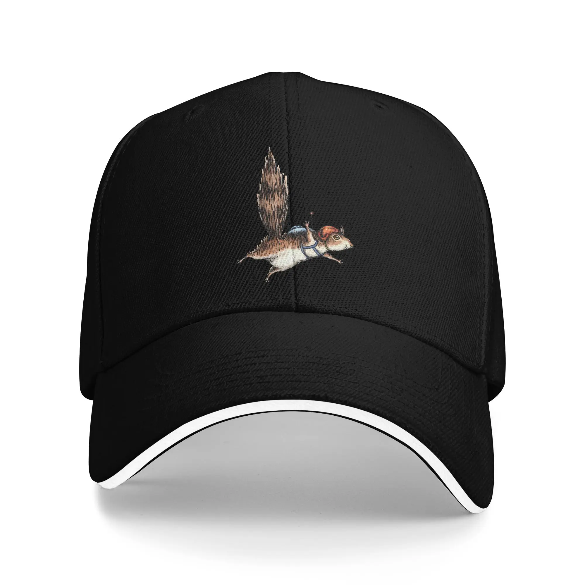 Hot Sale Skydiver Squirrel Skydiving Adventure Design Baseball Cap  Streetwear Brand Man Caps  Watching Match Brand Man Caps