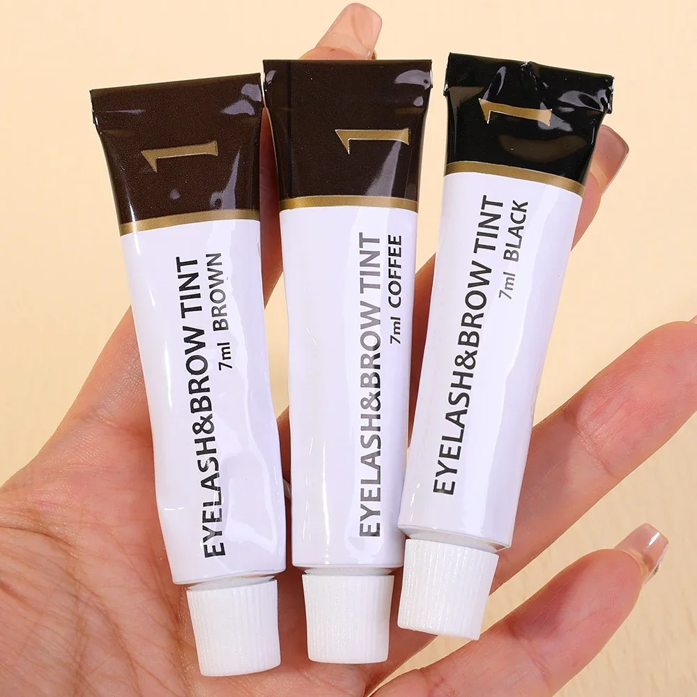 Fast Eyebrow Tint Kit Brown 2 in 1 Eyebrow Gel Lash Lift and Tint Kit Professional Semi-Permanent Waterproof Eyebrow Brow Kit