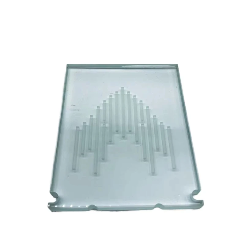 Tempered glass elevator lobby lantern arrival light, size and thickness can be customized