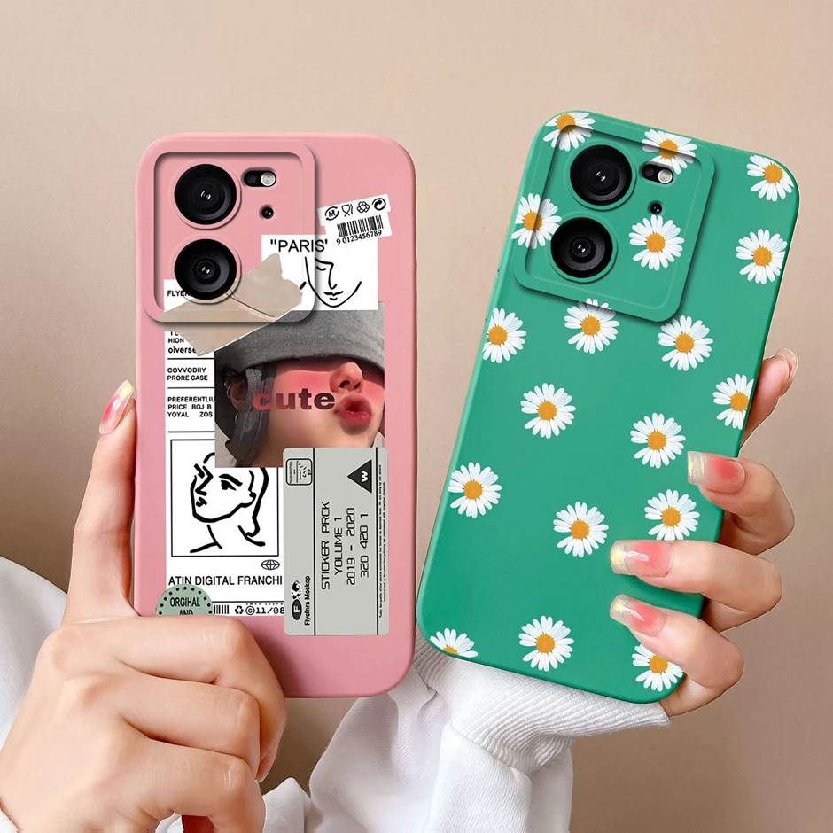 For Xiaomi Redmi K60 Ultra 23078RKD5C Case Cool Girl Advanced Sense Liquid Silicone Soft Phone Cover For Redmi K60Ultra Fundas