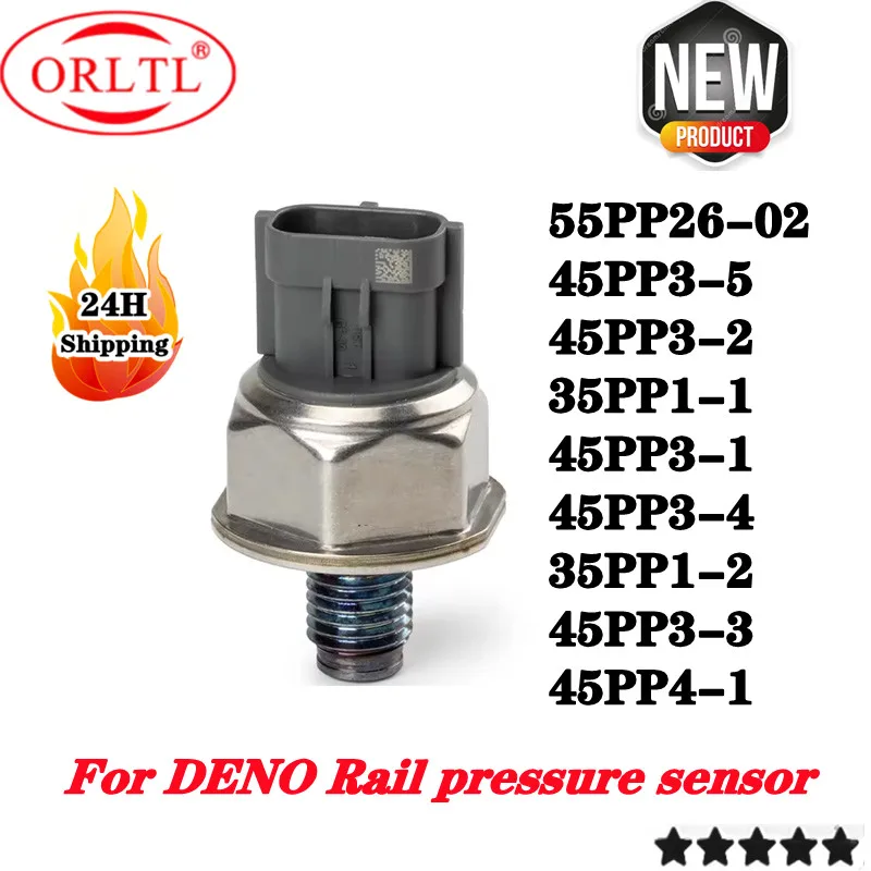 Common Rail Fuel Rail Pressure Sensor 55PP26-02 45PP3-5 45PP3-2 35PP1-1 45PP3-1 45PP3-4 35PP1-2 45PP3-3 45PP4-1 For DENSO PUM