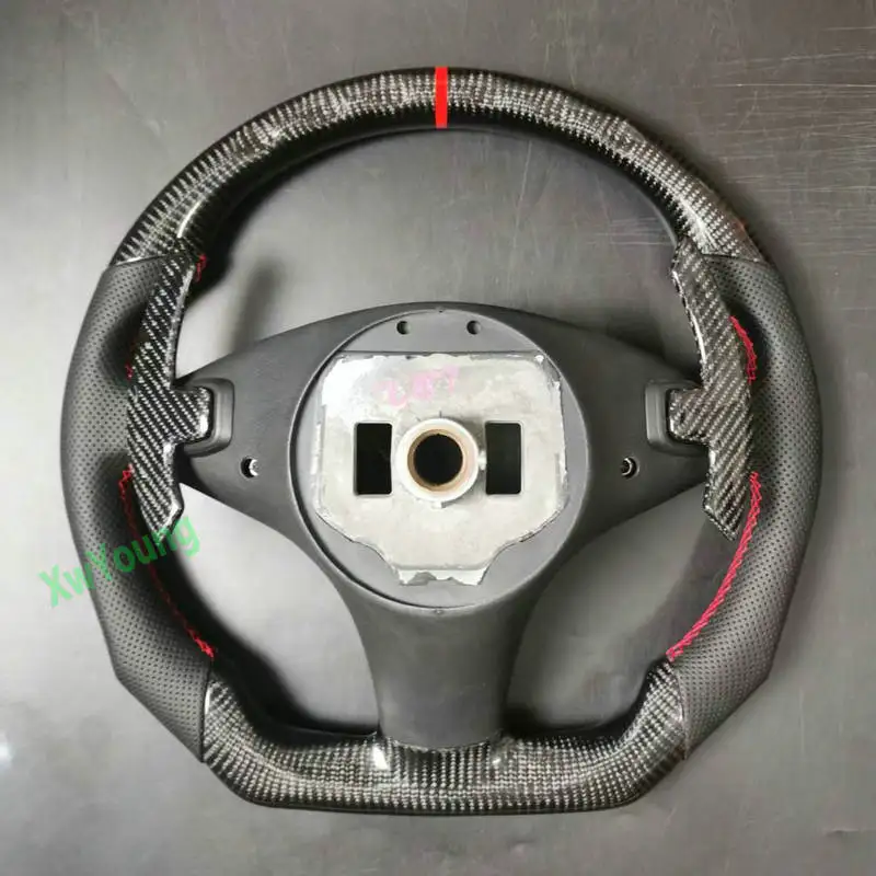 For Mercedes-Benz SL300 SL350 SL500 CLS W219 Customize 100% Real Carbon Fiber Car Steering Wheel