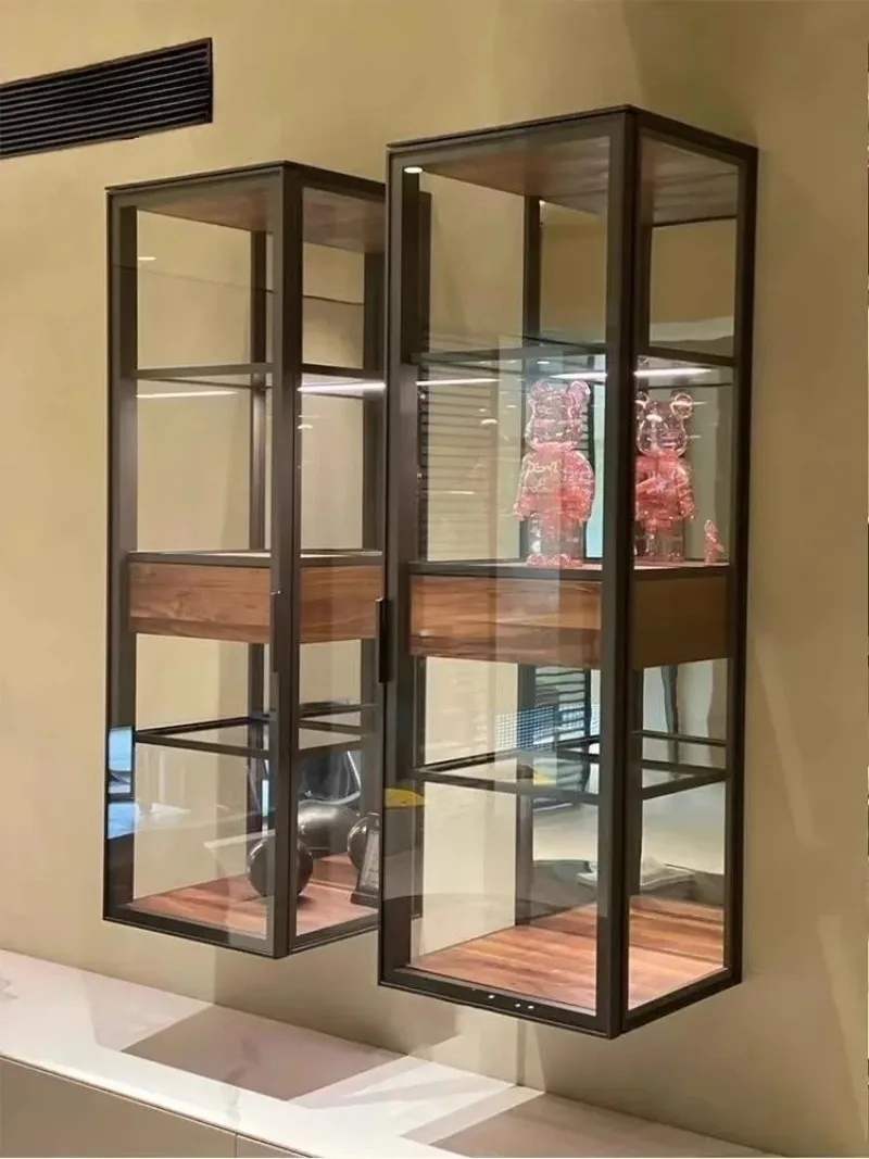 

High quality and efficient Value for money Customized suspended glass wall cabinet wall cabinet wall display cabinet