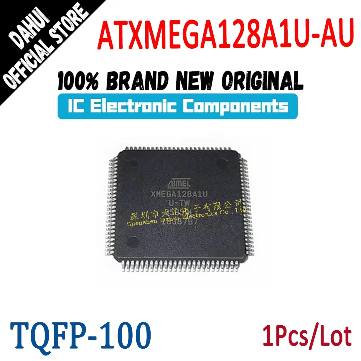 

(1piece)100% New ATXMEGA128A1U-AU ATXMEGA128A1U-AUR TQFP-100 Microcontroller chip IC In Stock