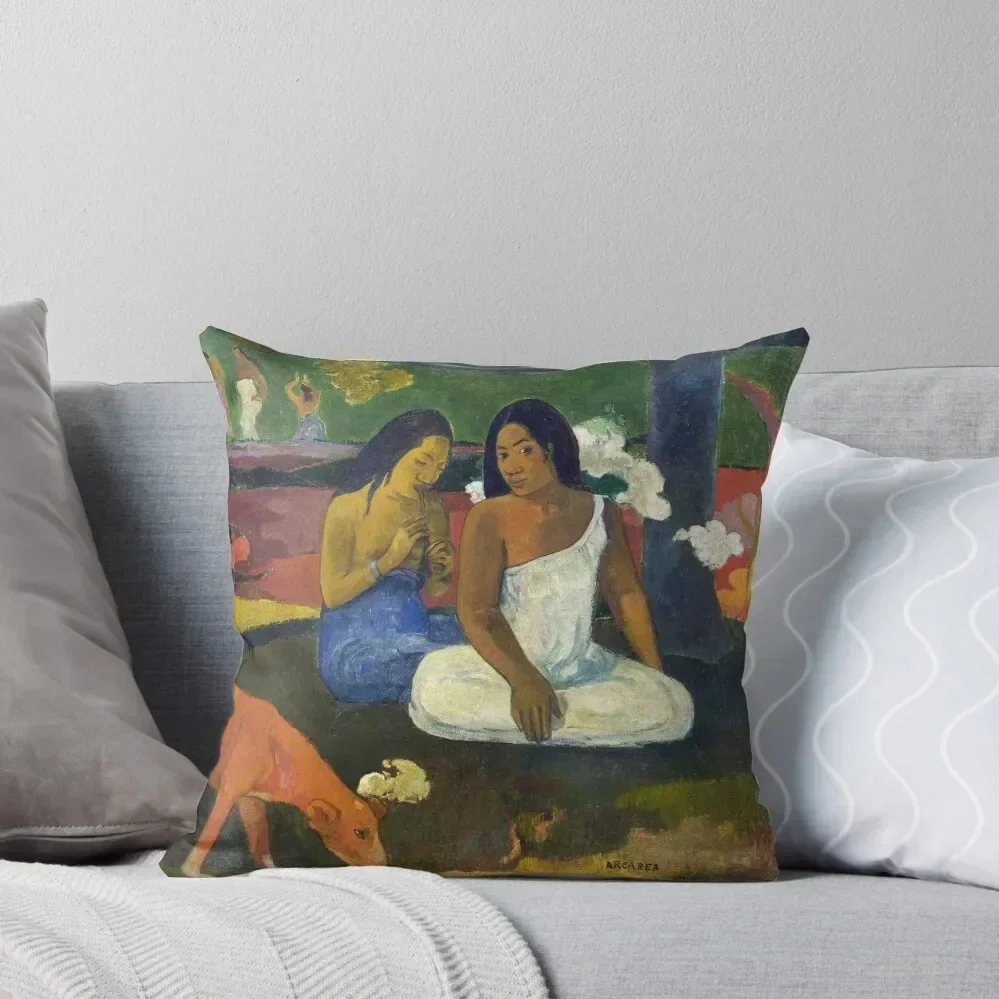 

Arearea, Paul Gauguin Throw Pillow Pillowcases Bed Cushions christmas supplies pillow