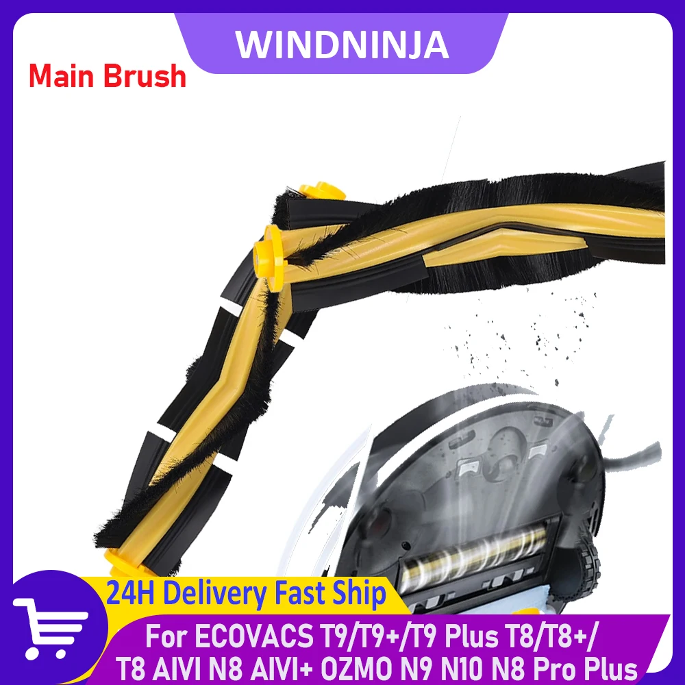 Аксессуары для основной щетки для робота-пылесоса ECOVACS Deebot T9/T9+/T9 Plus T8/T8+/T8 AIVI N8 AIVI+ OZMO N9 N10 N8 Pro Plus Аксессуары для основной щетки для робота-пылесоса ECOVACS Deebot T9/T9+/T9 Plus T8/T8+/T8 AIVI N8 AIVI+ OZMO N9 N10 N8 Pro Plus