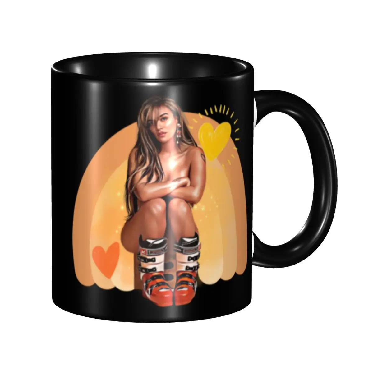 Kolumbianische Musikerin Karol G Tropicoqueta Kaffeetasse DIY Personalisierte Keramiktasse Kreatives Geschenk