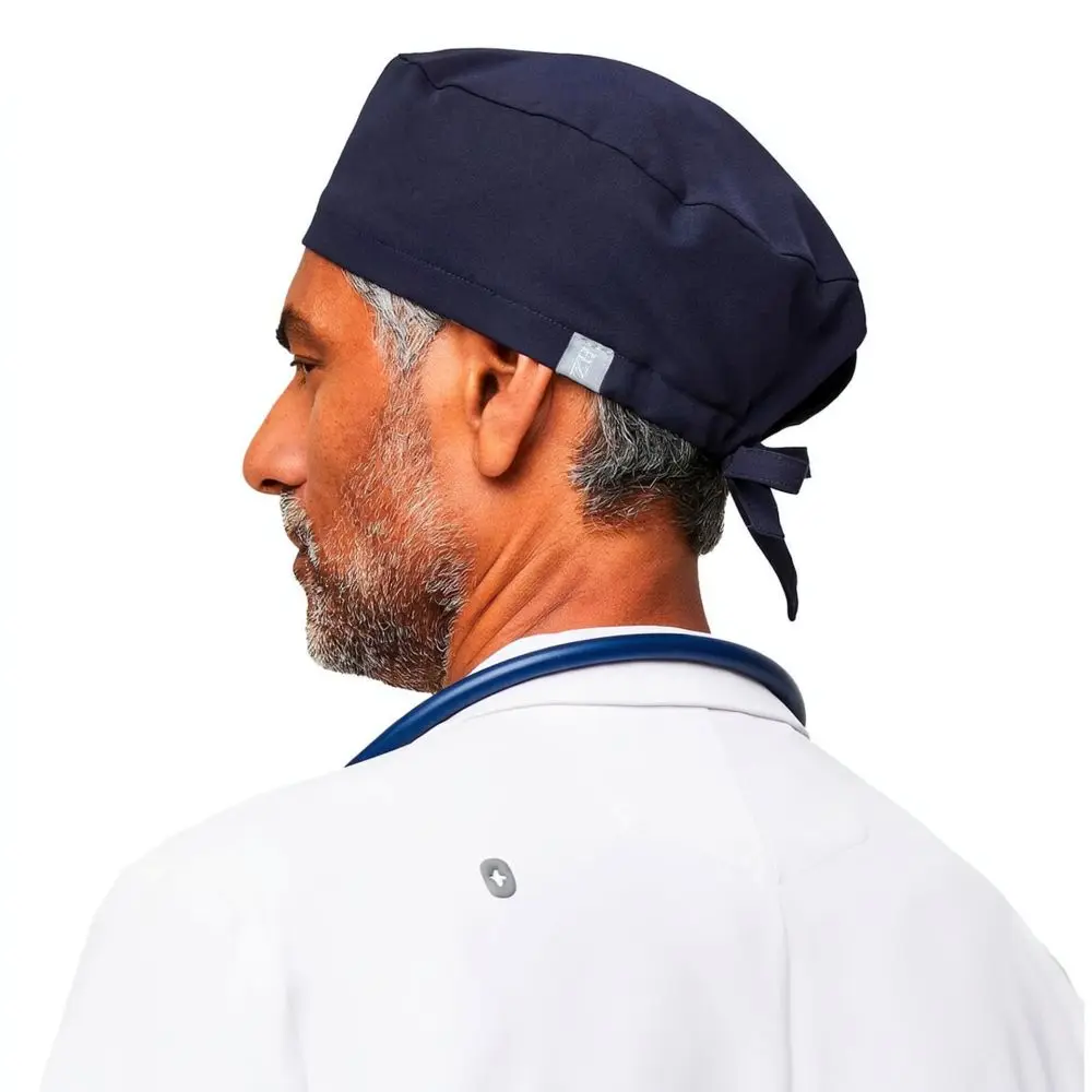 Cotton Scrub Cap Unisex Hat For Hospital Dental Nursing Staff Working Headgear Soft Breathable Tie Back Hat