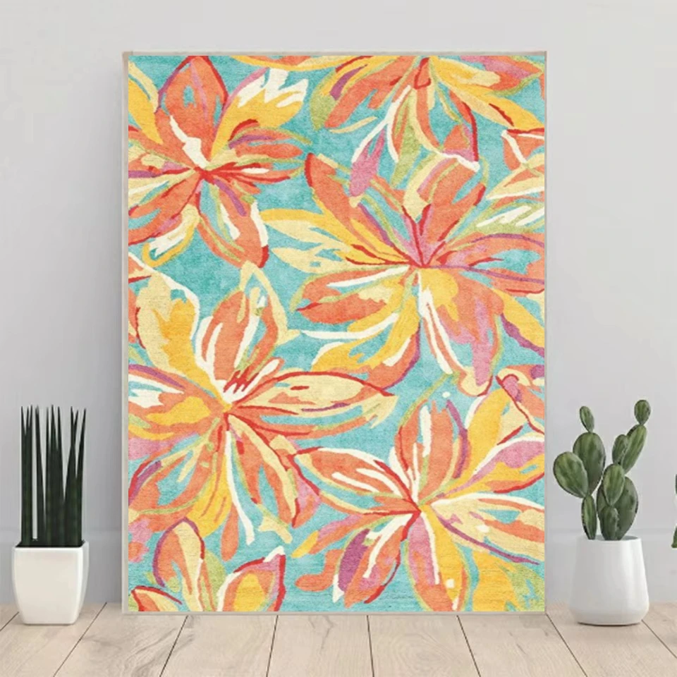 Jigsaw Puzzles Colorful Abstract Flower 500/1000/1200/2000 PCS Wall Decor for Living Room Bedroom Perfect Gift No Frame