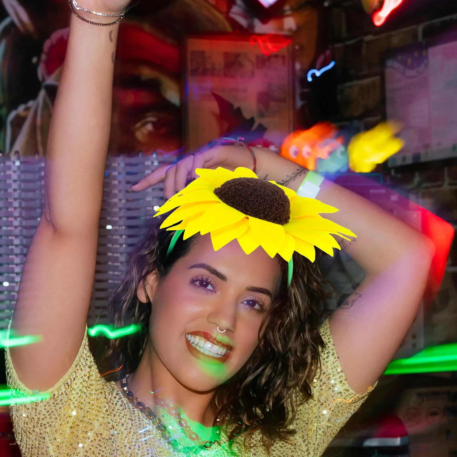 Diadema de Girasol para Mujer, - Women Accessories Photos reseña y precio