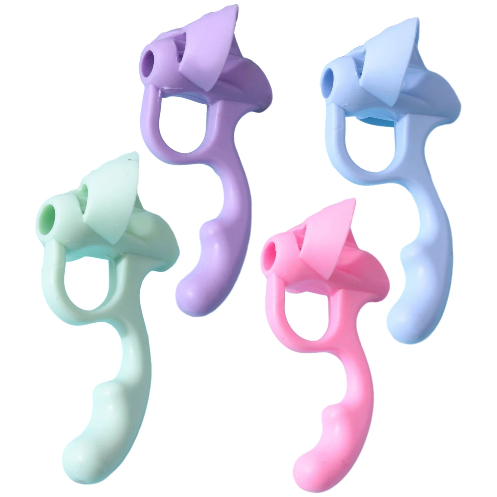 Piezas de corrección de postura para niños, ergonómico, suave, para el aula, escuela preescolar, 4 unidades