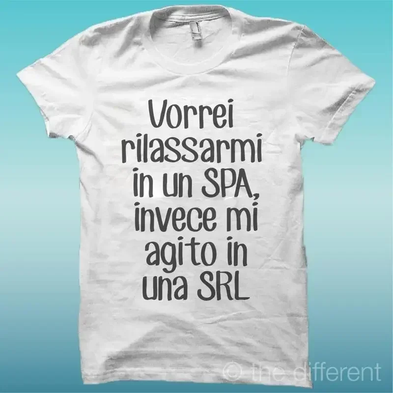 T shirt Man Sentence Relax Spa Acted Srl Idea