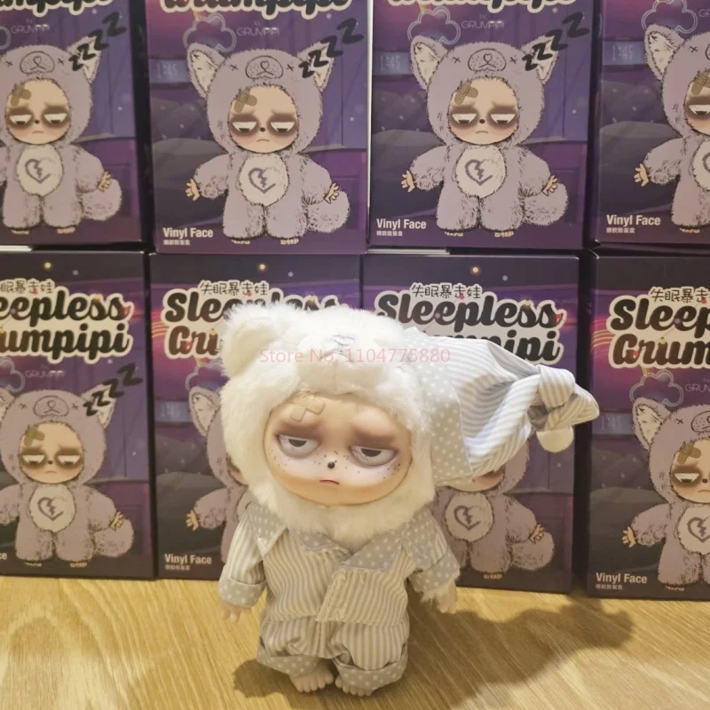 جديد Sleepless Grumpipi سلسلة صندوق أعمى على ظهره قلادة تحصيل مفاجأة نموذج الديكور العصرية زخرفة هدية عيد ميلاد لعبة