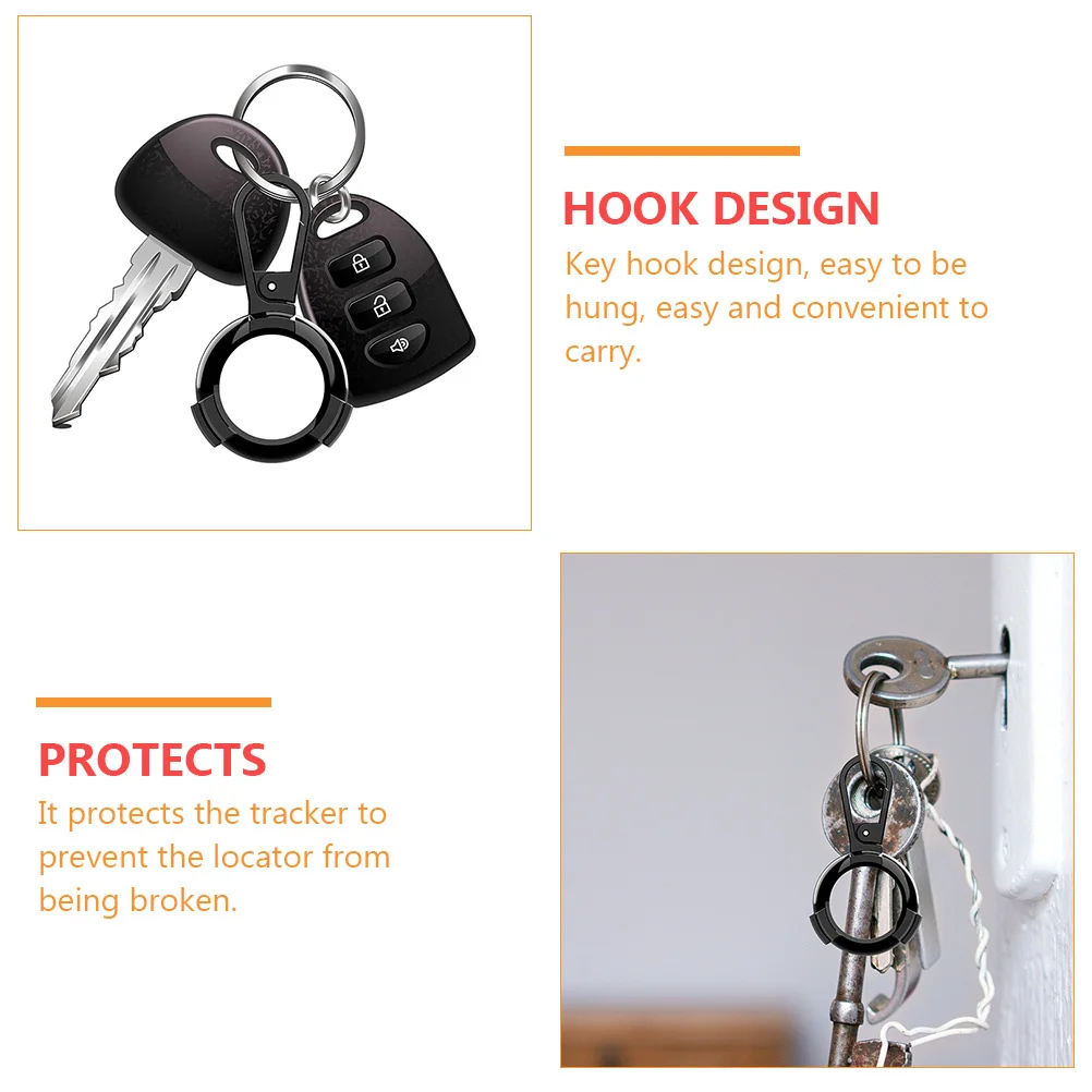 

1Pcs Keychain Protective Case Metal Cover Durable Anti-Lost Tracking Device Protection Shell Metal Cover