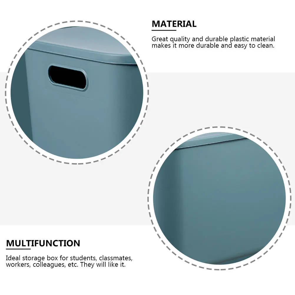 

Multi-purpose Storage Box Tabletop Storage Case Dormitory Storage Case Desktop Organizing Box Stackable Storage Box