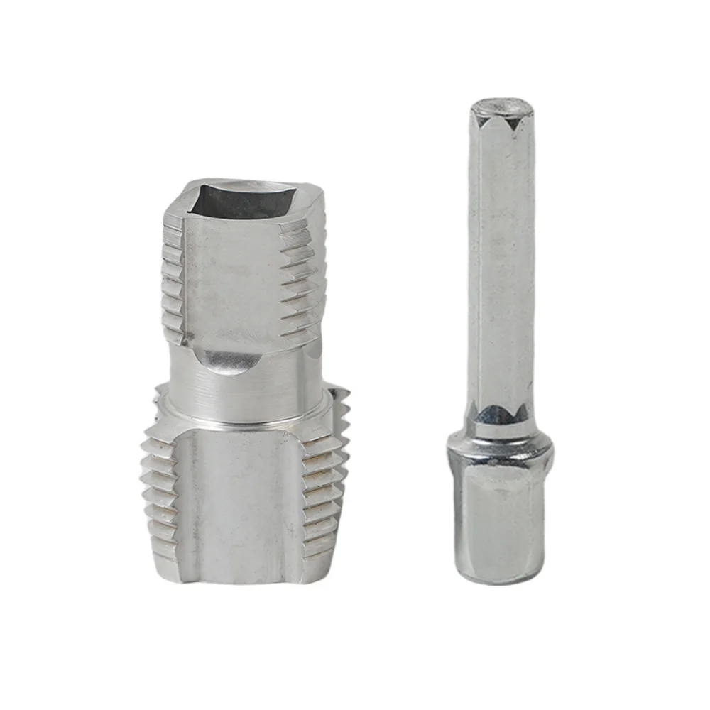 

Инструмент для нарезания резьбы на алюминиевых и ПВХ трубах, серебристый, для внутренней резьбы, аксессуары для труб